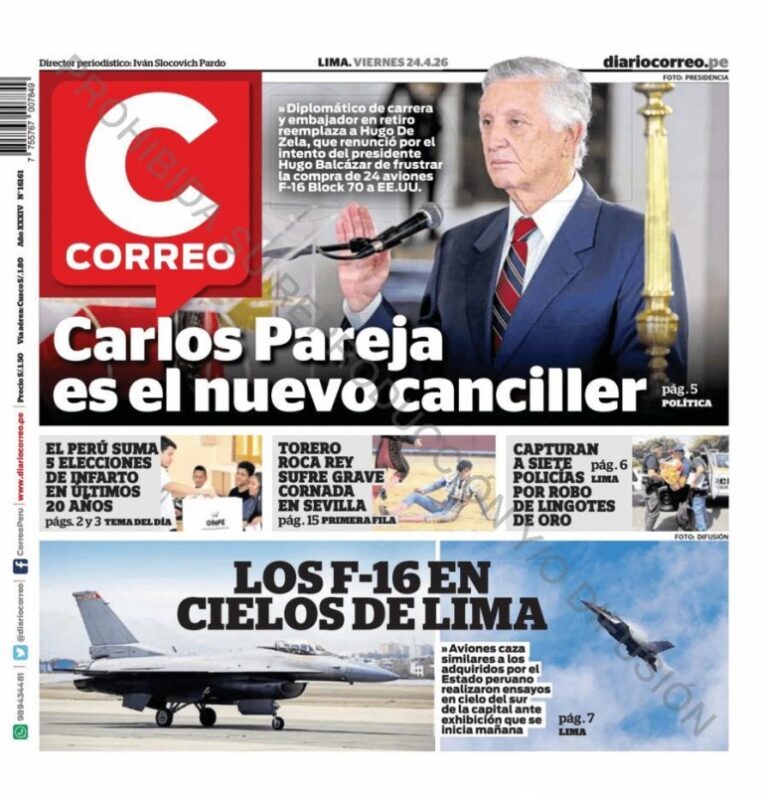 DIARIO CORREO (24 DE ABRIL)