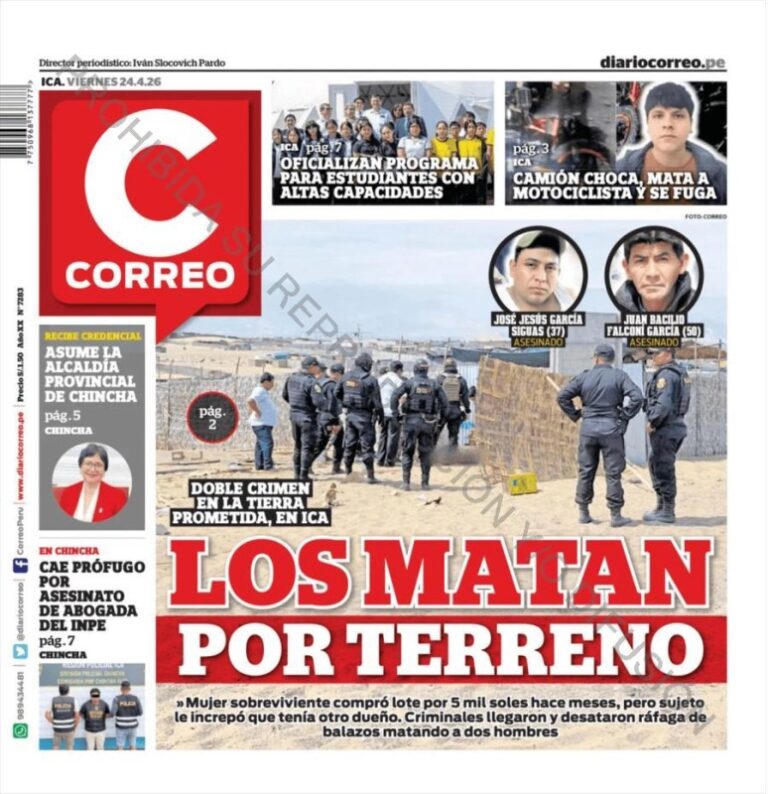 DIARIO ICA (24 DE ABRIL)