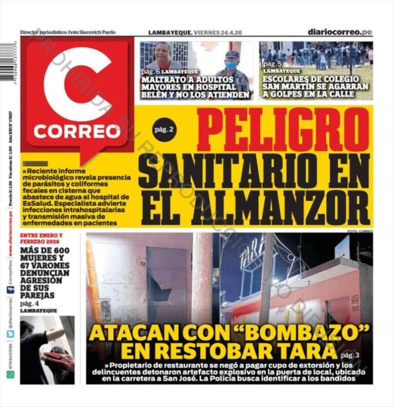 DIARIO LAMBAYEQUE (24 DE ABRIL)