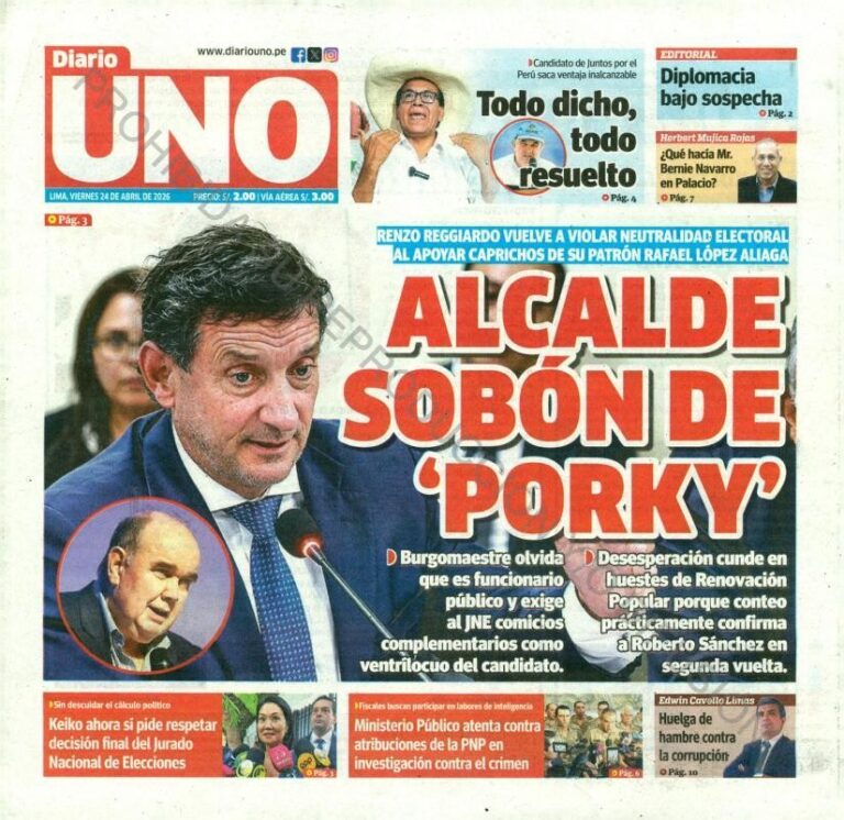 DIARIO UNO (24 DE ABRIL)
