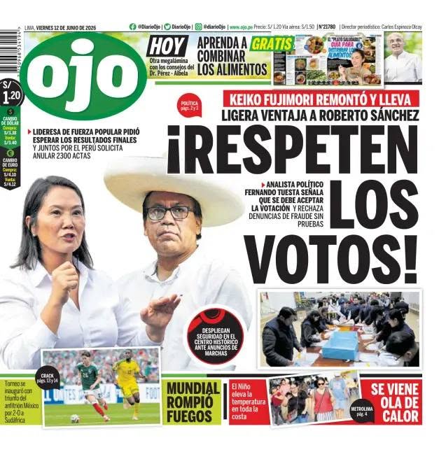 DIARIO OJO - 12 DE JUNIO