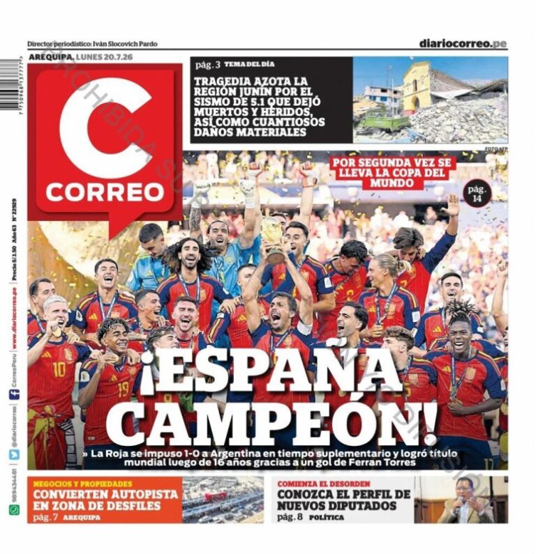 DIARIO AREQUIPA - 20 DE JUNILO
