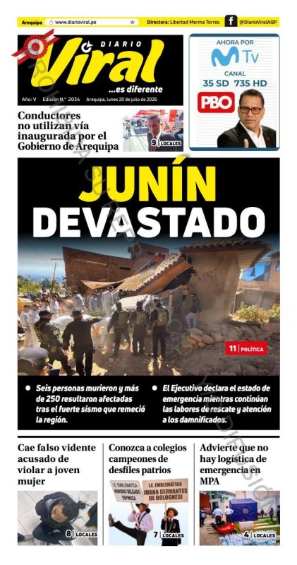 DIARIO AREQUIPA- 20 DE JUNILO