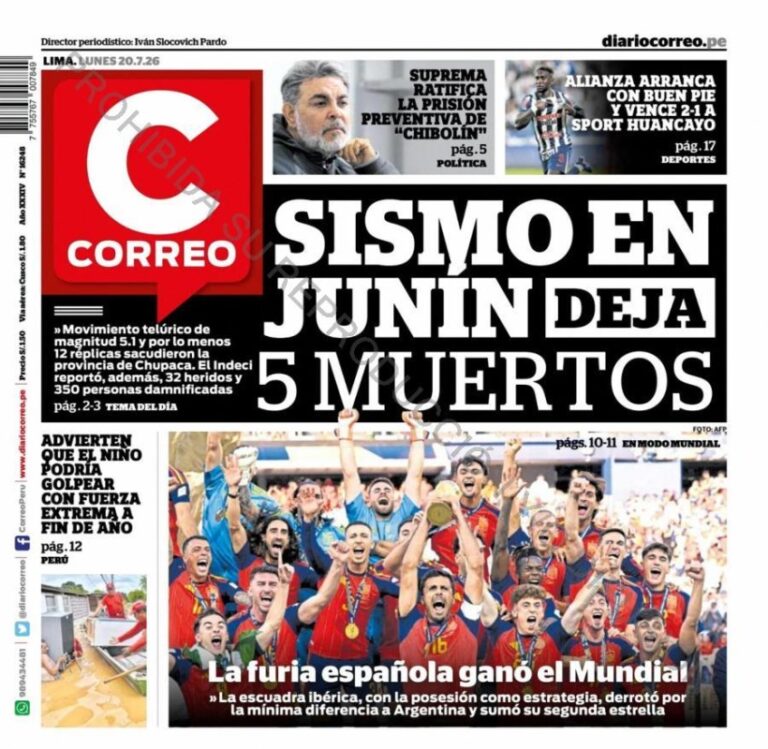 DIARIO CORREO - 20 DE JUNILO