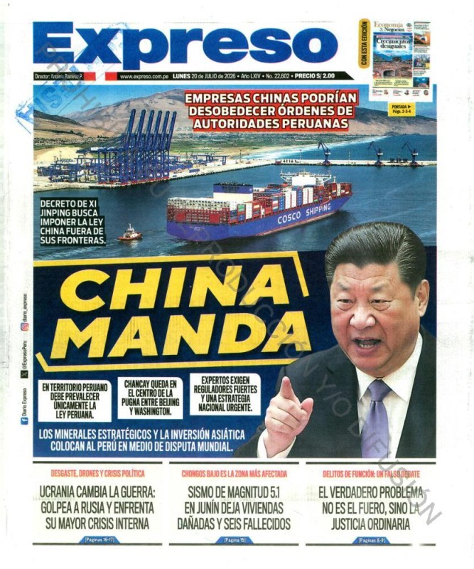 DIARIO EXPRESO - 20 DE JUNILO