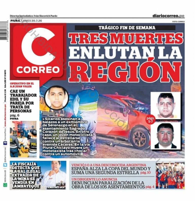 DIARIO PIURA - 20 DE JUNILO